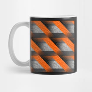 ART leather orange with gray Mug